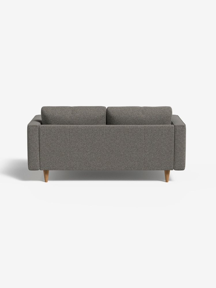 MADE.COM Basket Weave Dark Natural Scott 2 Seater Sofa - Image 2 of 3