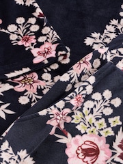 Laura Ashley Navy Paisley Velour Pyjamas - Image 10 of 11