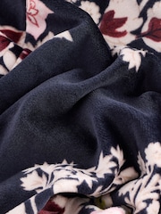 Laura Ashley Navy Paisley Velour Pyjamas - Image 11 of 11