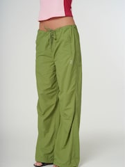 Juicy Couture Green Ayla Parachute Joggers - Image 1 of 8