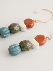 Seasalt Cornwall Multi Multi Conifer Ceramic Drop Earrings - Image 1 of 5