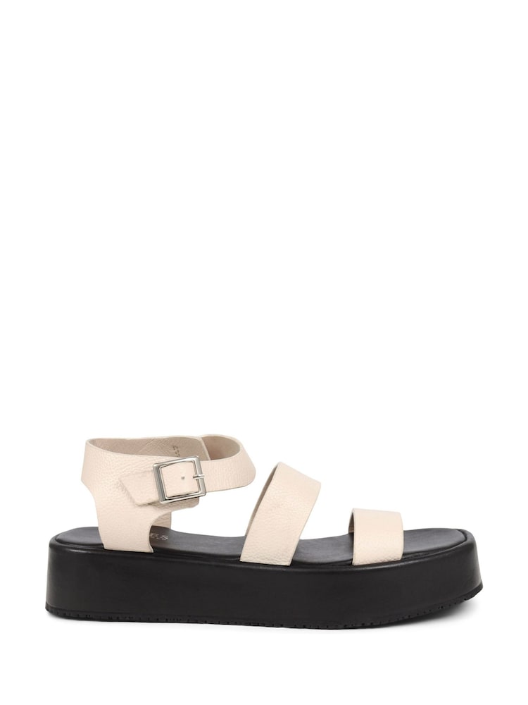 Jones Bootmaker Hailey Leather Platform Black Sandals - Image 2 of 6