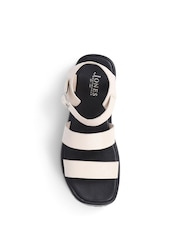 Jones Bootmaker Hailey Leather Platform Black Sandals - Image 5 of 6