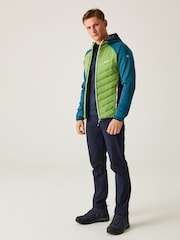 Regatta Blue Green Andreson VIII Hybrid Jacket - Image 3 of 9