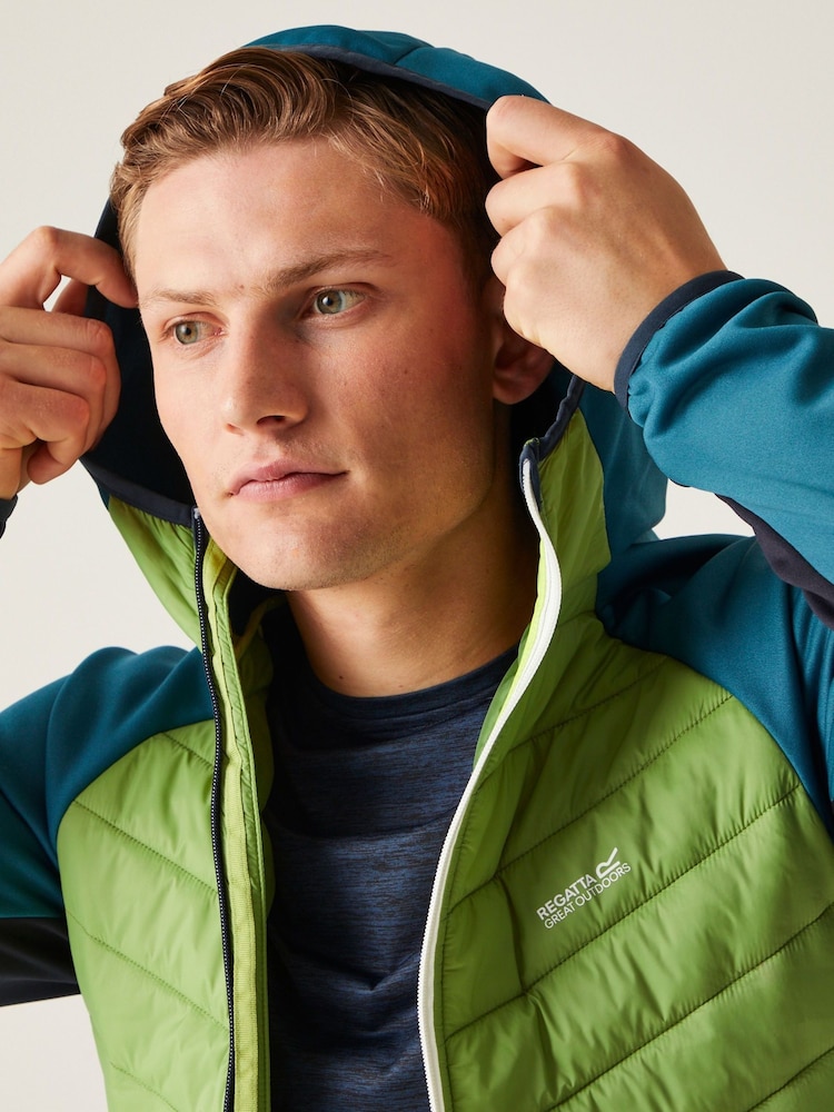 Regatta Blue Green Andreson VIII Hybrid Jacket - Image 5 of 9