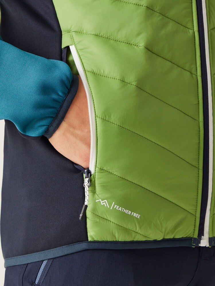 Regatta Blue Green Andreson VIII Hybrid Jacket - Image 6 of 9