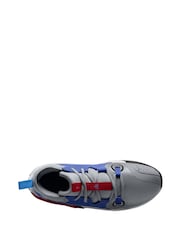 Nike Grey/Blue Junior Air Zoom Cross-Over 2 Trainers - Image 3 of 4