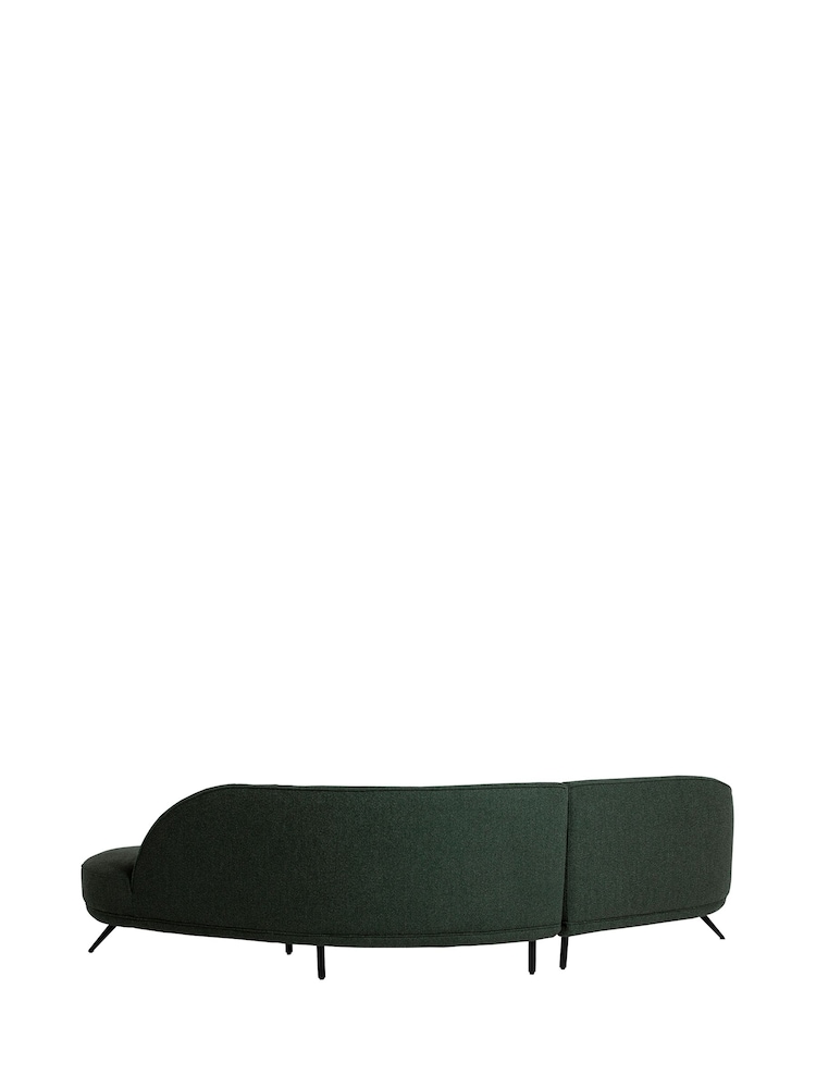 Barker and Stonehouse Green Gigi RHF Chaise Sofa - Image 6 of 6