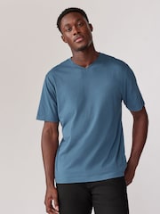Noir/Blanc/Bleu/Gris - Essentiel Col en V 100T-shirt en coton 6 Lot - Image 2 of 18