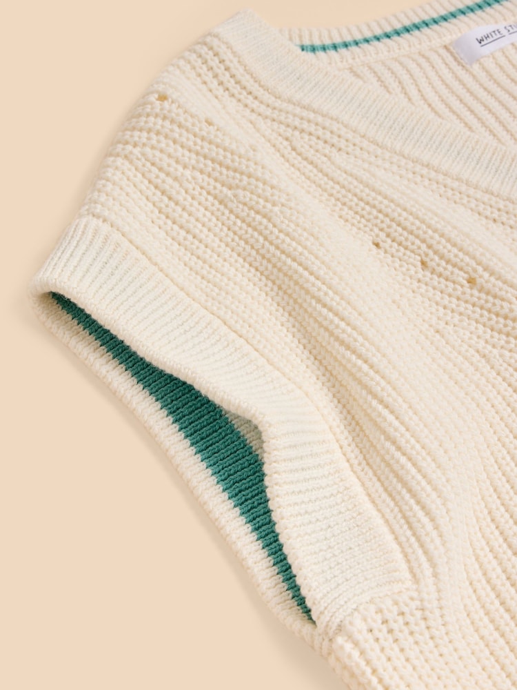White Stuff Natural Vanessa V-Neck Tank - Image 7 of 7 White Stuff Natural Vanessa V-Neck Tank - Image 7 of 7
