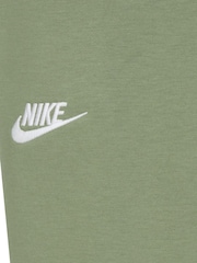 Nike Oil Green Little Kids Club Tracksuit - Image 3 of 4