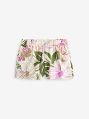 Gap Natural Floral Linen Cotton Pull On Shorts (4-13yrs) - Image 4 of 6