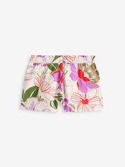 Gap Natural Floral Linen Cotton Pull On Shorts (4-13yrs) - Image 5 of 6