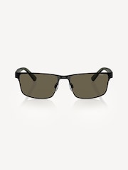Polo Ralph Lauren Black Rectangle Sunglasses - Image 2 of 2