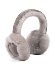 Just Sheepskin Grey Harper Earmuffs - Image 2 of 3
