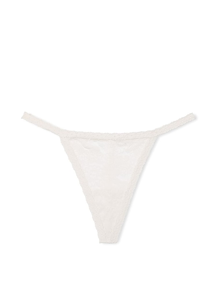 Wit - Victoria's Secret PINK Kanten slipje met bloemenprint - Image 3 of 3