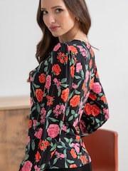 Pour Moi Bianca Elegantes Stretch-Top aus Recycling-Material mit Zierausschnitten - Bild 2 von 4