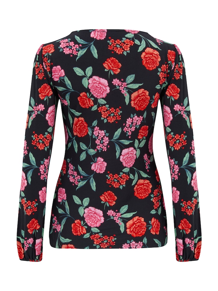 Pour Moi Bianca Elegantes Stretch-Top aus Recycling-Material mit Zierausschnitten - Bild 4 von 4