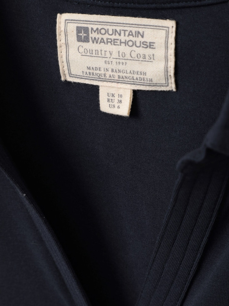 Mountain Warehouse Blue Womens UV Polo Shirt - Image 4 of 4