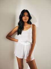 Calvin Klein White Sleeveless Cami Set - Image 2 of 8