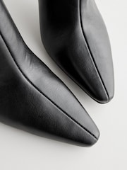Black Standard/Wide Fit Forever Comfort® Faux Zip Ankle Boots - Image 8 of 11