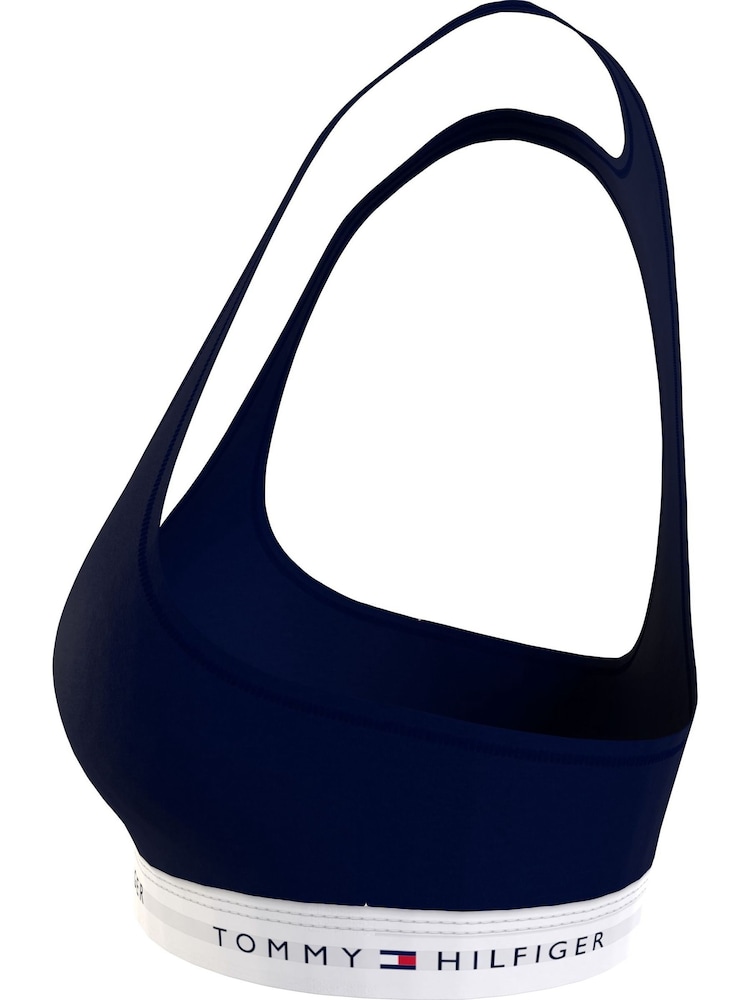 Tommy Hilfiger Dark Blue Iconic Unlined Curve Bralette - Image 7 of 7 Tommy Hilfiger Dark Blue Iconic Unlined Curve Bralette - Image 7 of 7