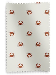 Sophie Allport White Crab Made to Measure 100% Cotton Roman Blinds - Image 6 of 6