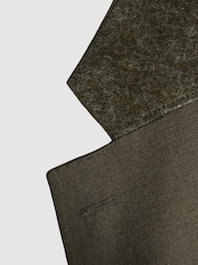 Oscar Jacobson Linen Double Breasted Blazer - Image 7 of 7