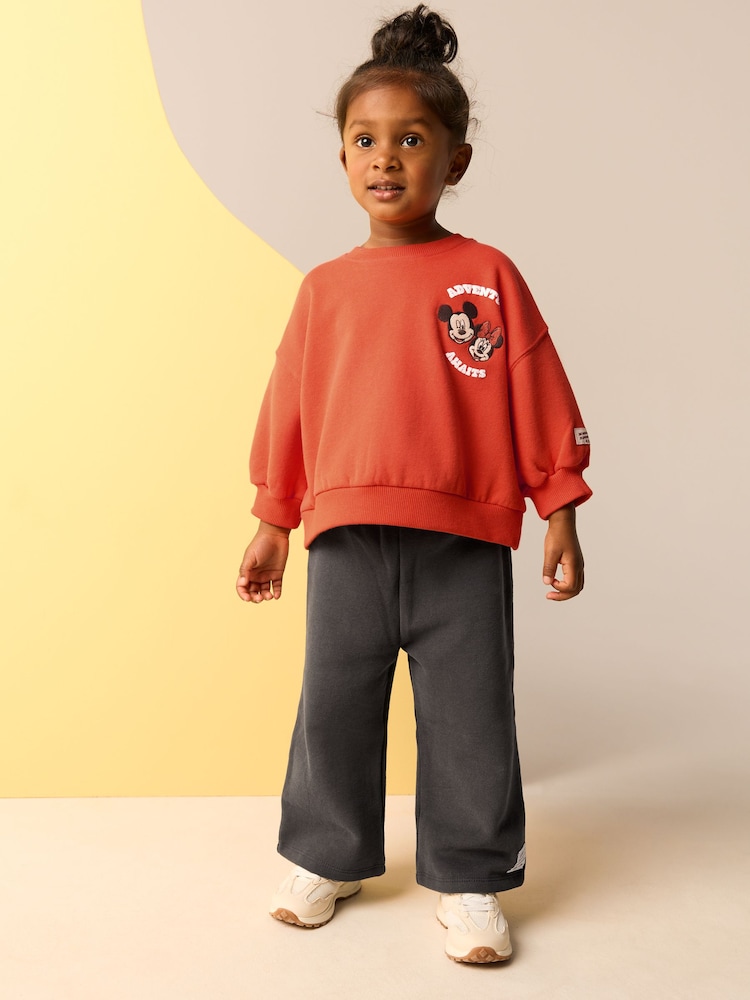 Orange Disney Sweatshirt and Wide Leg Joggers Set (3mths-7yrs) - Image 2 of 11