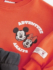 Orange Disney Sweatshirt and Wide Leg Joggers Set (3mths-7yrs) - Image 9 of 11