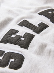 self. Grey Crew Neck Sweat Top - Image 8 of 8