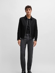 BOSS Dark Grey Delaware Slim Fit Jeans - Image 1 of 4