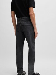 BOSS Dark Grey Delaware Slim Fit Jeans - Image 3 of 4