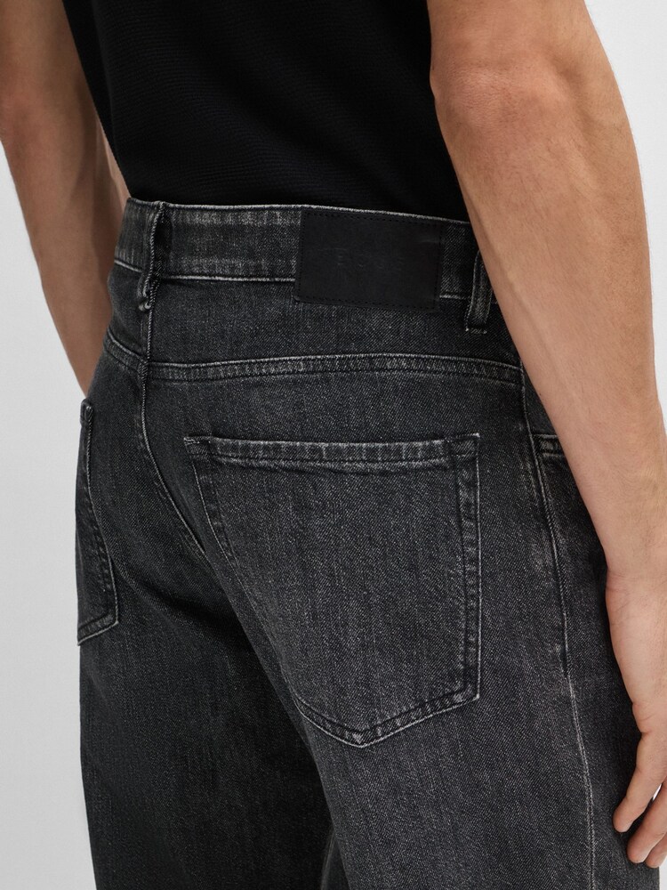 BOSS Dark Grey Delaware Slim Fit Jeans - Image 4 of 4
