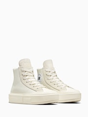 Converse Cream Chuck Taylor All Star Cruise Trainers - Image 2 of 6