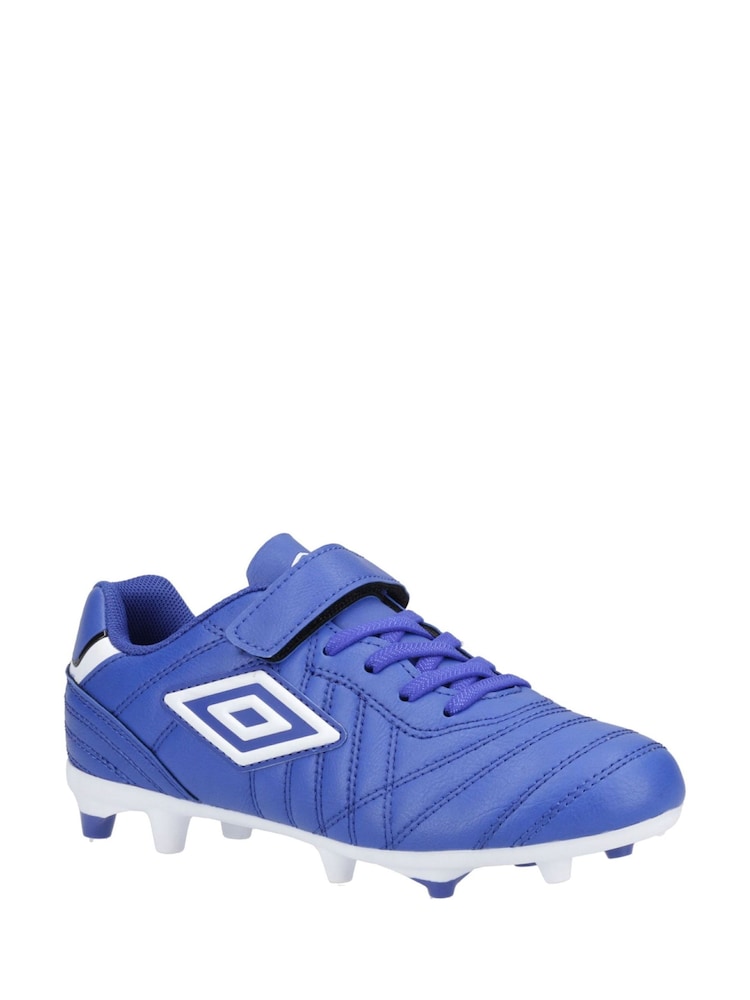 Umbro Blue Junior Speciali Liga Firm Ground Football Boots - Image 1 of 4