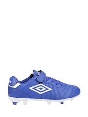 Umbro Blue Junior Speciali Liga Firm Ground Football Boots - Image 4 of 4