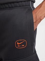 Nike Grey Air Fleece Cargo Joggers - Image 5 of 7