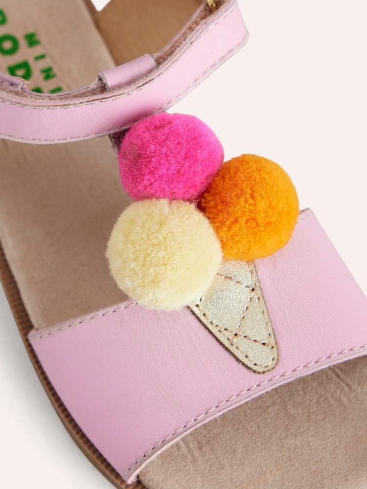 Boden Pink Fun Ice Cream Leather Sandals - Image 3 of 3