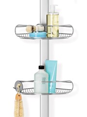 simplehuman Silver Large Tension Shower Caddy - Image 4 of 5