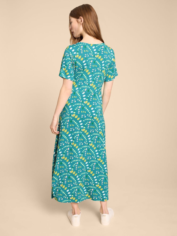 White Stuff Blue Amelia Jersey Dress - Image 2 of 7 White Stuff Blue Amelia Jersey Dress - Image 2 of 7