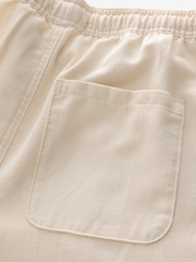 Ecru White Relaxed Fit EDIT Textured Stripe Trousers - Image 10 of 10