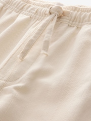 Ecru White Relaxed Fit EDIT Textured Stripe Trousers - Image 8 of 10