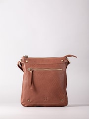 Lakeland Leather Brown Harstone Large Cross Body Bag - Image 2 of 6