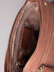 Lakeland Leather Brown Harstone Large Cross Body Bag - Image 6 of 6