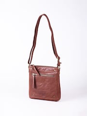 Lakeland Leather Brown Harstone Cross Body Bag - Image 7 of 8