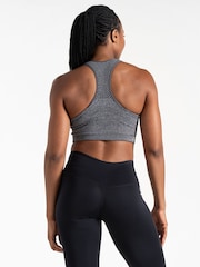Grau - Dare 2b Don't Sweat It II Nahtloser Sport-BH mit mittlerer Stützkraft - Bild 2 von 7
