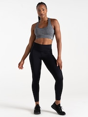 Grau - Dare 2b Don't Sweat It II Nahtloser Sport-BH mit mittlerer Stützkraft - Bild 3 von 7