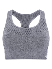 Grau - Dare 2b Don't Sweat It II Nahtloser Sport-BH mit mittlerer Stützkraft - Bild 5 von 7