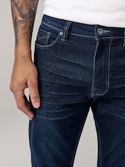 Blue Dark Slim Fit Motionflex Jeans - Image 6 of 11